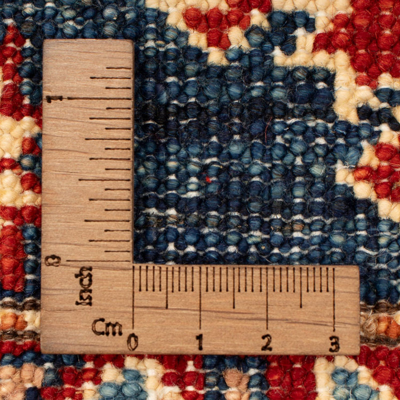 Kazak Teppich 60x90cm - Orientteppich - petrolblau