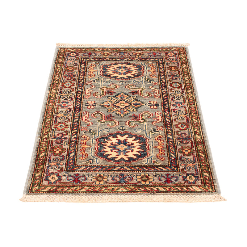 Kazak Teppich 56x88cm - Orientteppich - hellgrün