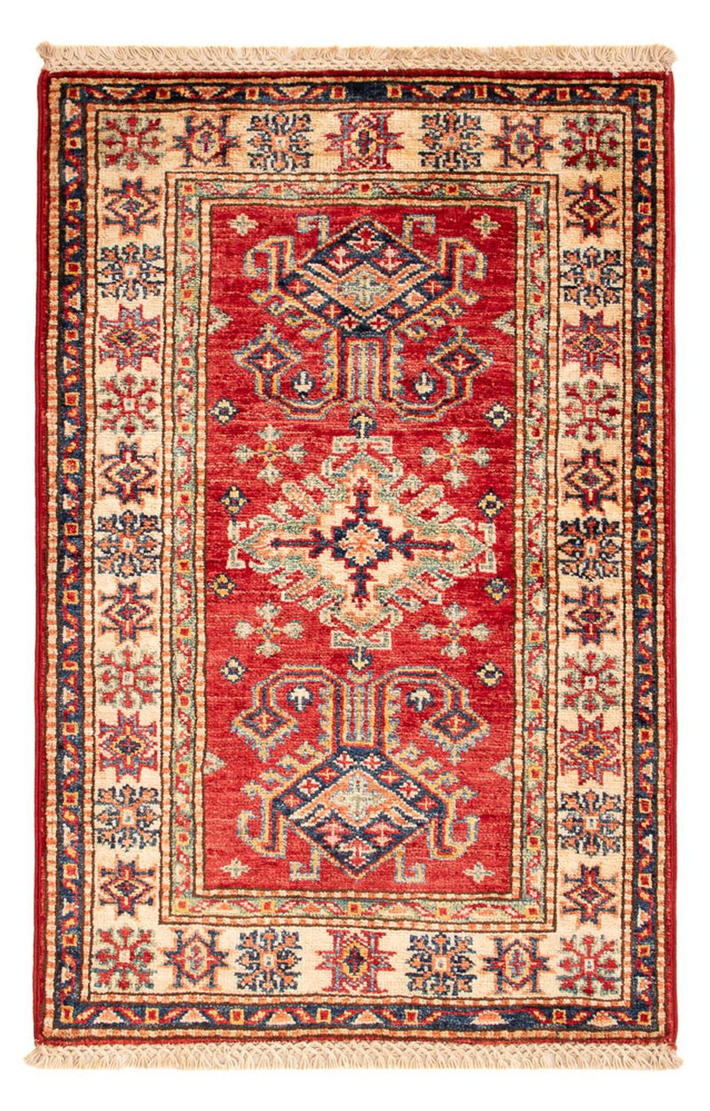 Kazak Teppich 60x90cm - Orientteppich - rot