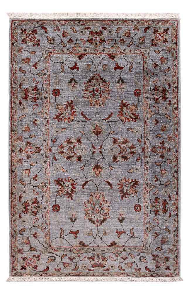 Ziegler Modern Teppich 80x120cm - Orientteppich - grau