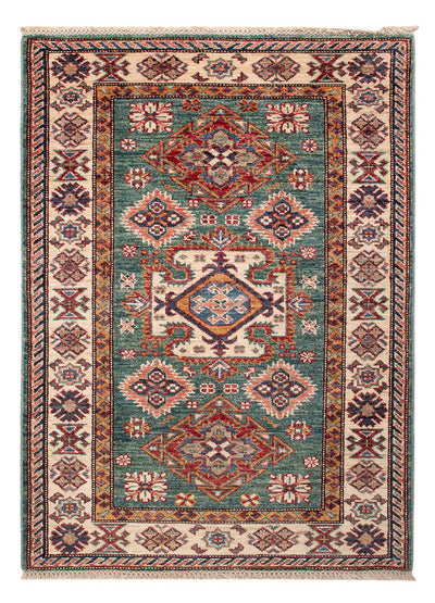 Kazak Teppich 84x114cm - Orientteppich - grün