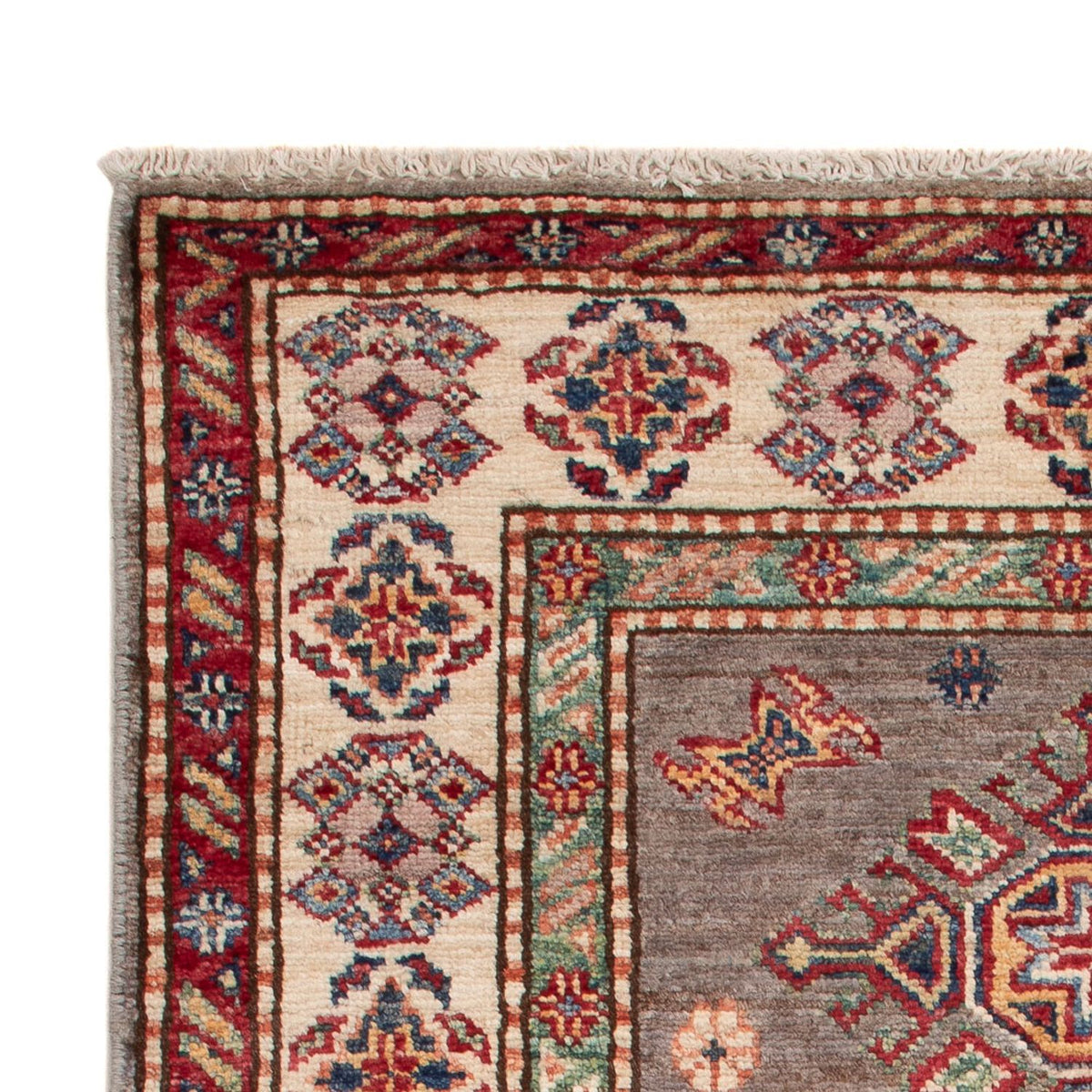 Kazak Teppich 78x127cm - Orientteppich - taupe