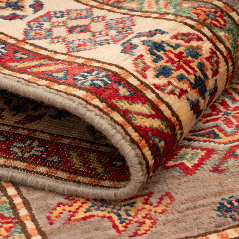 Kazak Teppich 78x127cm - Orientteppich - taupe