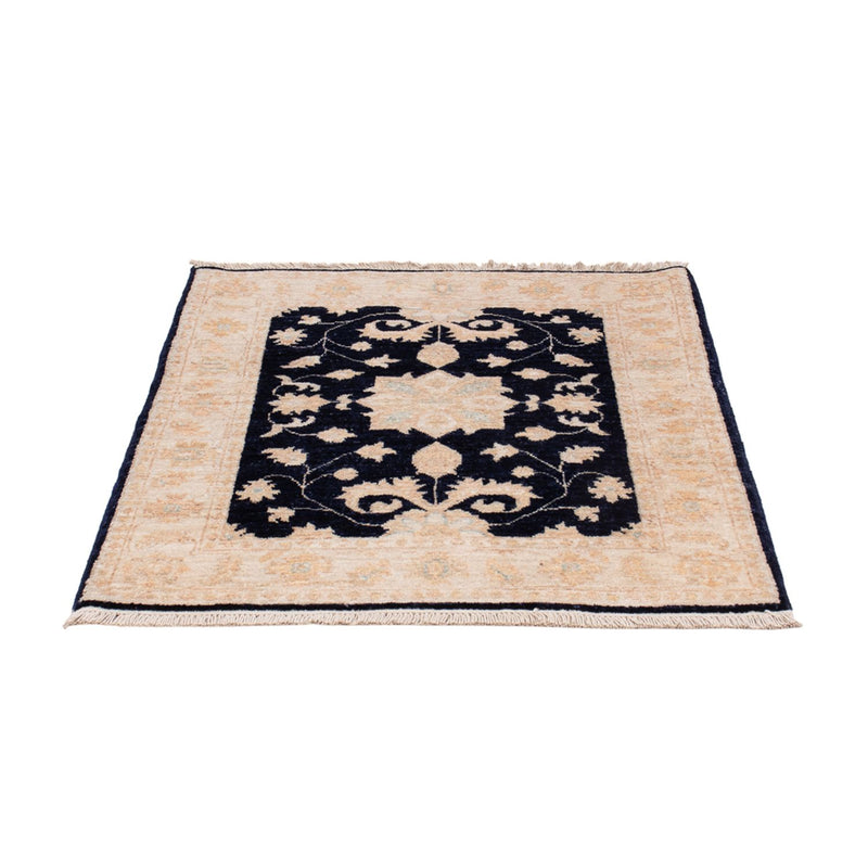 Ziegler Teppich 81x98cm - Orientteppich - schwarz