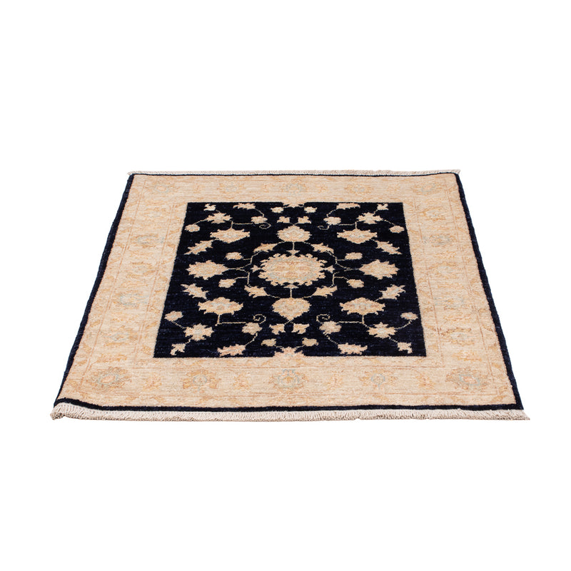 Ziegler Teppich 80x102cm - Orientteppich - schwarz