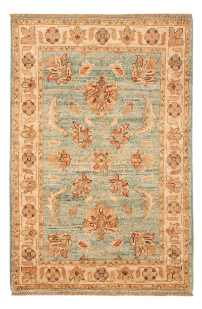 Ziegler Teppich 60x91cm - Orientteppich - hellgrün