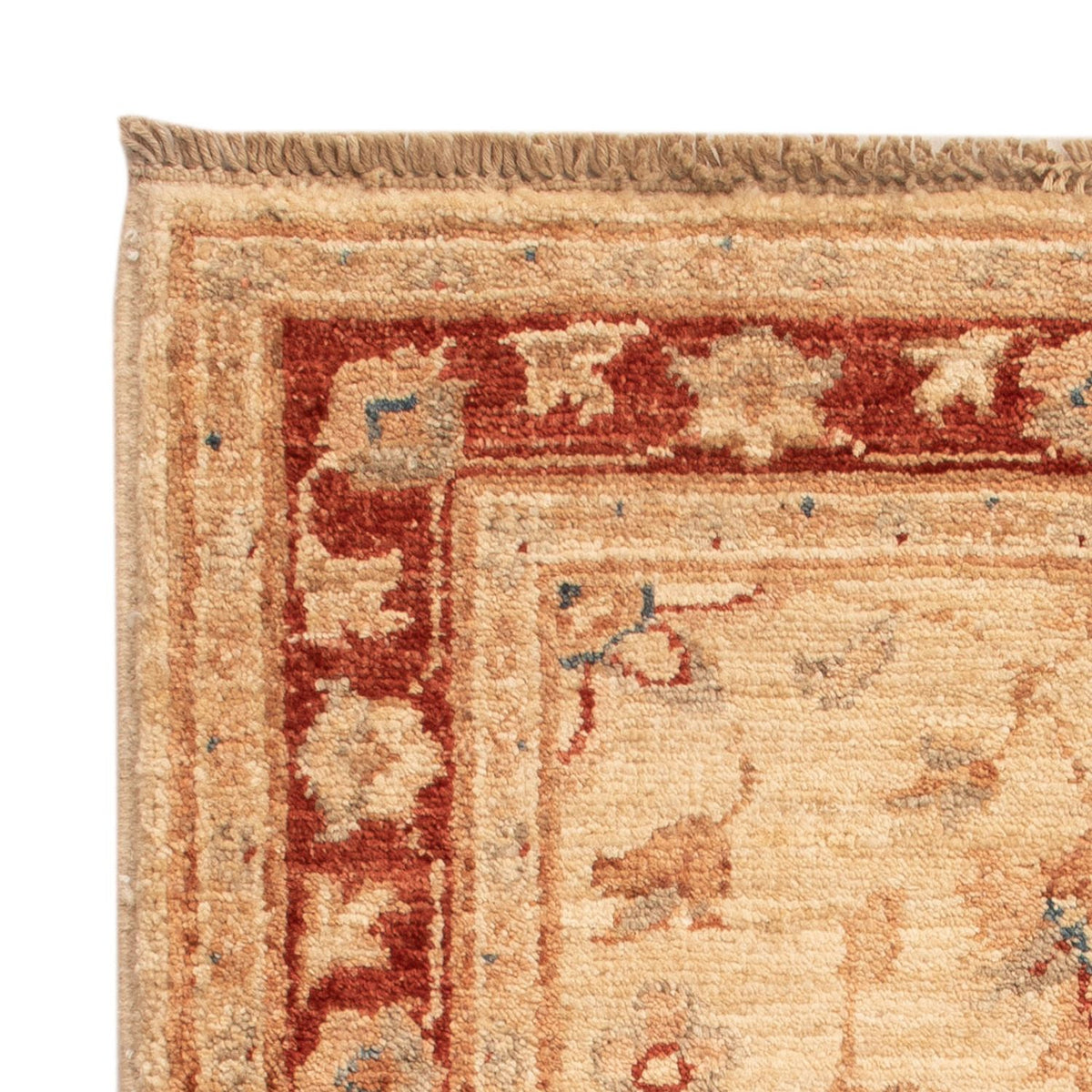 Ziegler Teppich 52x69cm - Orientteppich - beige