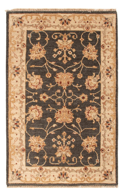 Ziegler Teppich 60x90cm - Orientteppich - schwarz