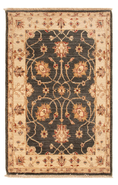 Ziegler Teppich 60x90cm - Orientteppich - schwarz