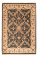 Ziegler Teppich 60x90cm - Orientteppich - schwarz