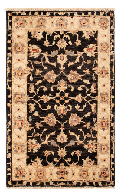 Ziegler Teppich 60x90cm - Orientteppich - schwarz