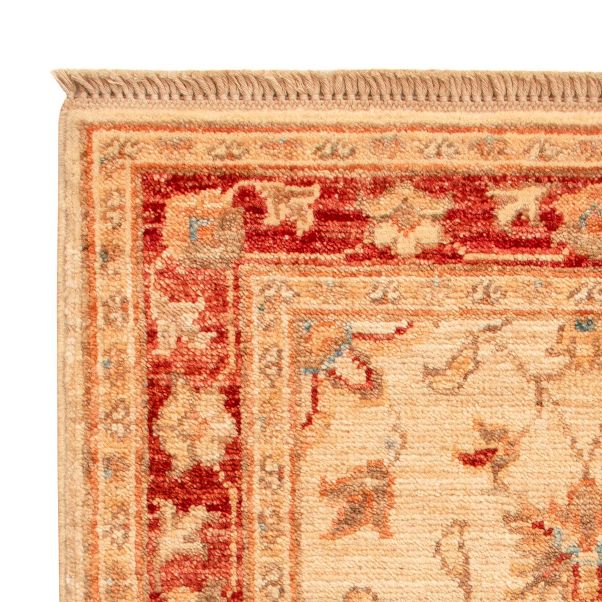 Ziegler Teppich 51x75cm - Orientteppich - beige