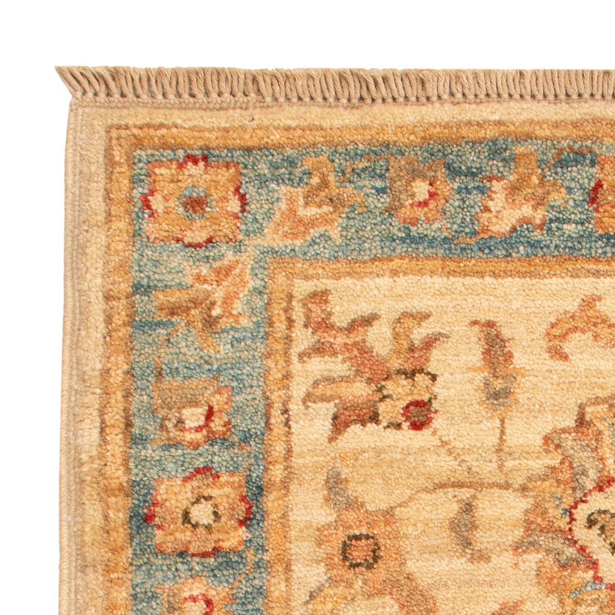 Ziegler Teppich 52x72cm - Orientteppich - beige
