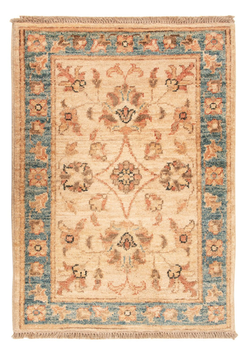 Ziegler Teppich 52x72cm - Orientteppich - beige