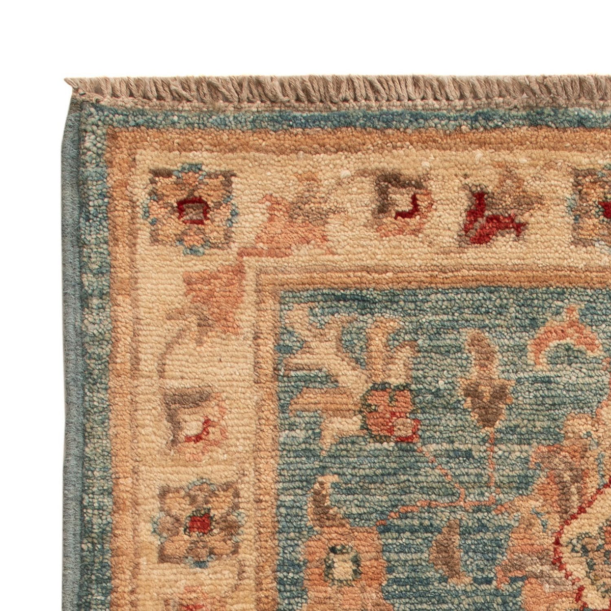 Ziegler Teppich 50x70cm - Orientteppich - blau