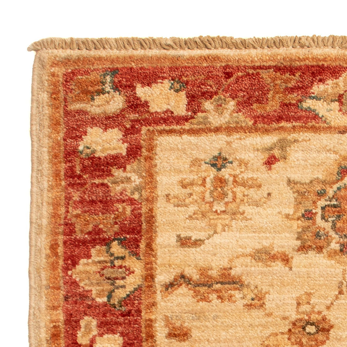 Ziegler Teppich 51x68cm - Orientteppich - beige