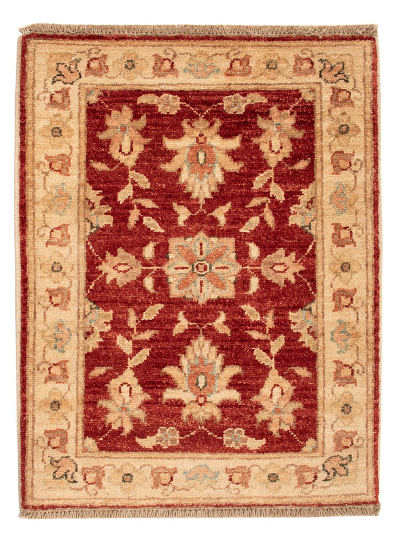 Ziegler Teppich 52x69cm - Orientteppich - bordeauxrot