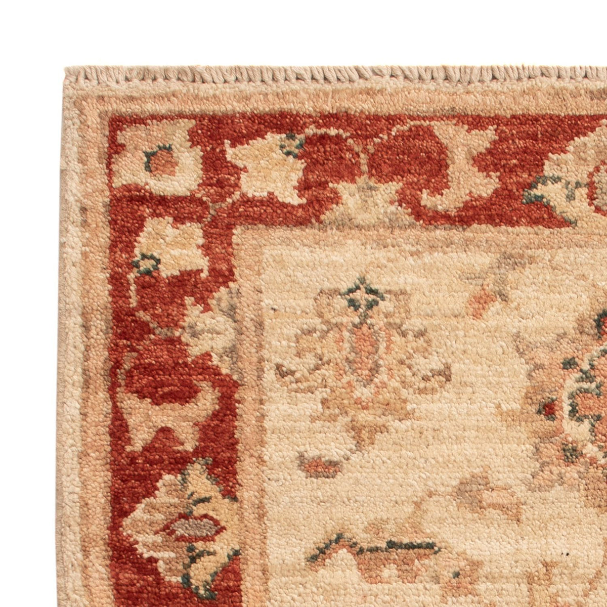 Ziegler Teppich 51x63cm - Orientteppich - beige