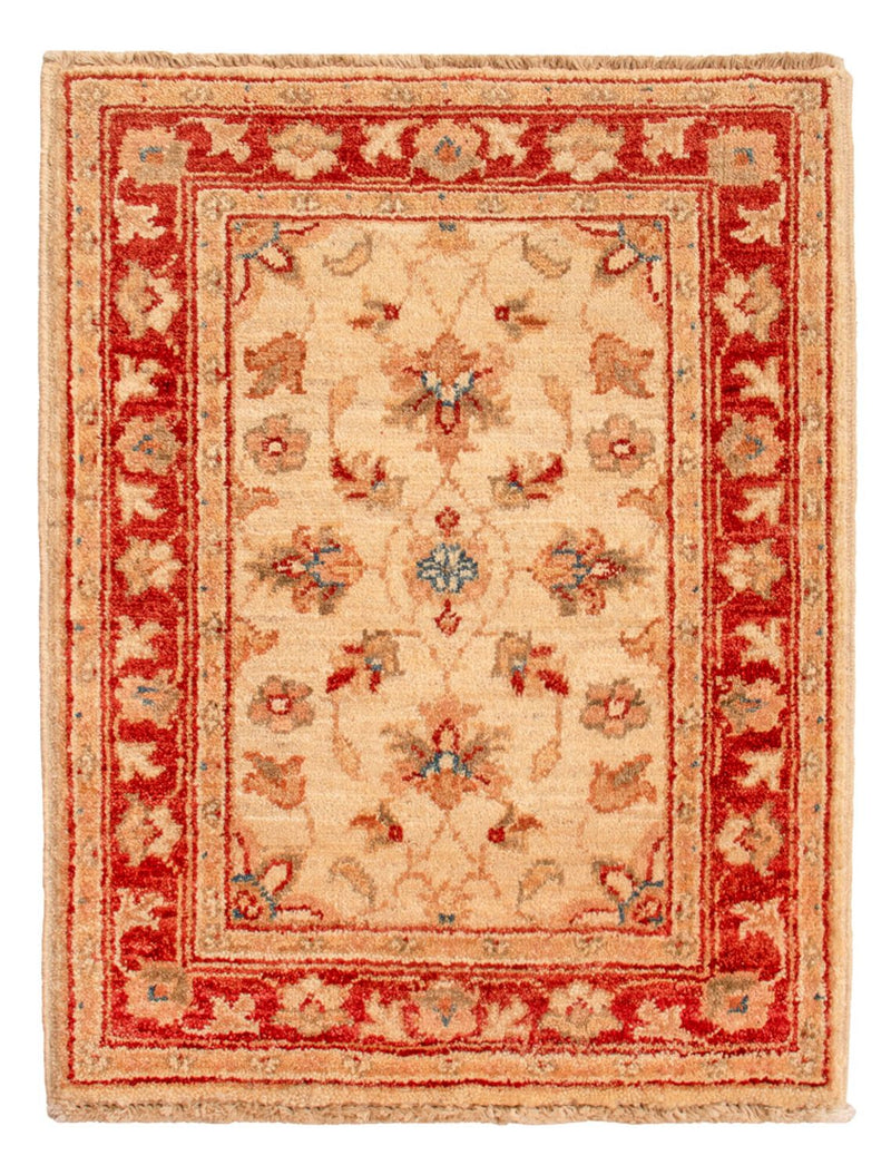 Ziegler Teppich 52x70cm - Orientteppich - beige