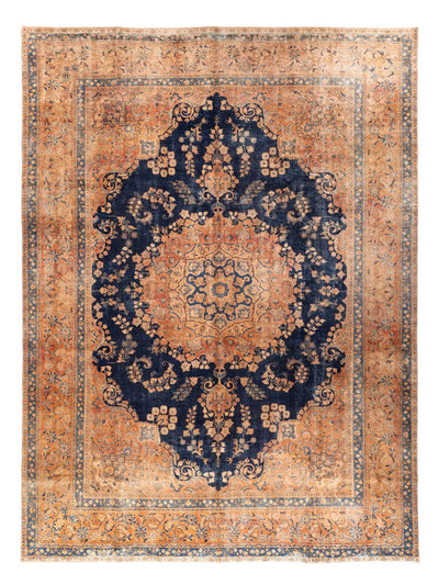 Vintage Teppich 286x387cm - dunkelblau
