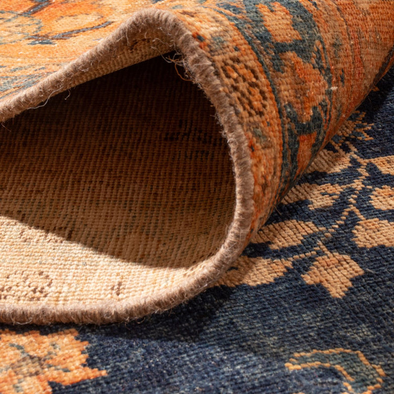 Vintage Teppich 286x387cm - dunkelblau