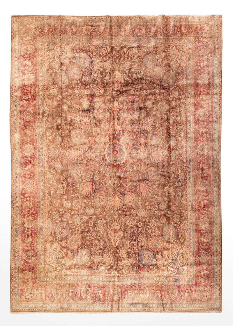 Vintage Teppich 300x412cm - dunkelbeige