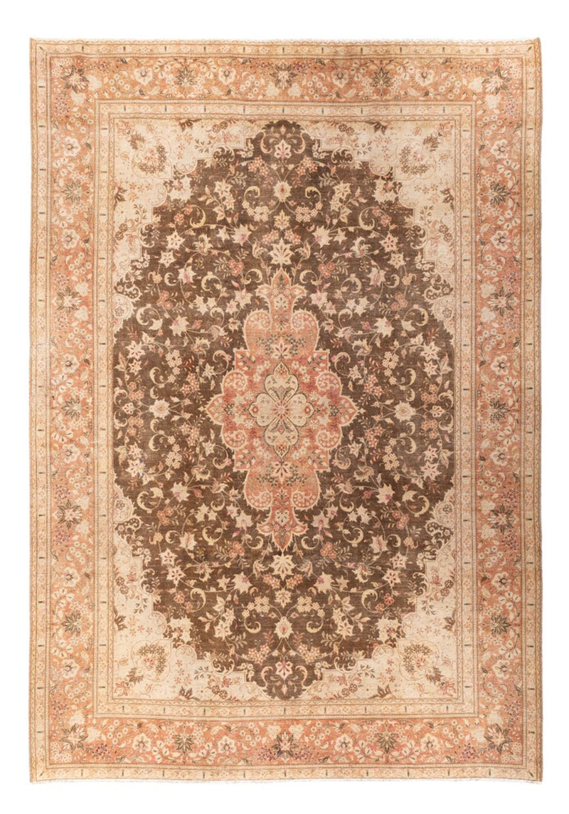 Vintage Teppich 235x335cm - dunkelbeige