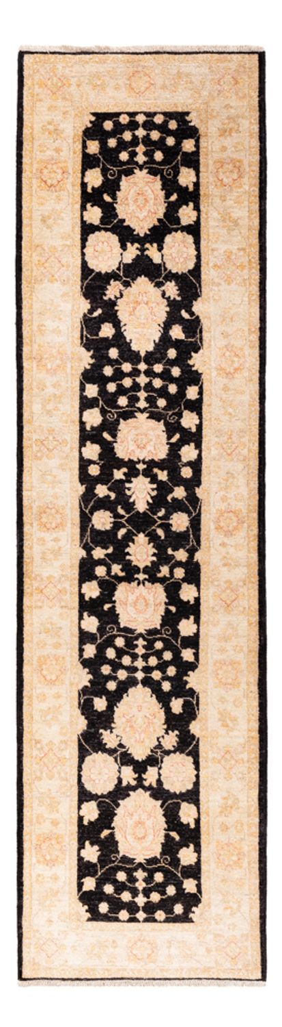 Ziegler Teppich 78x309cm - Orientteppich - dunkelblau
