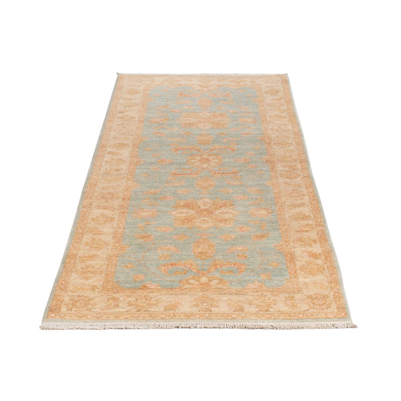 Ziegler Teppich 70x202cm - Orientteppich - hellblau