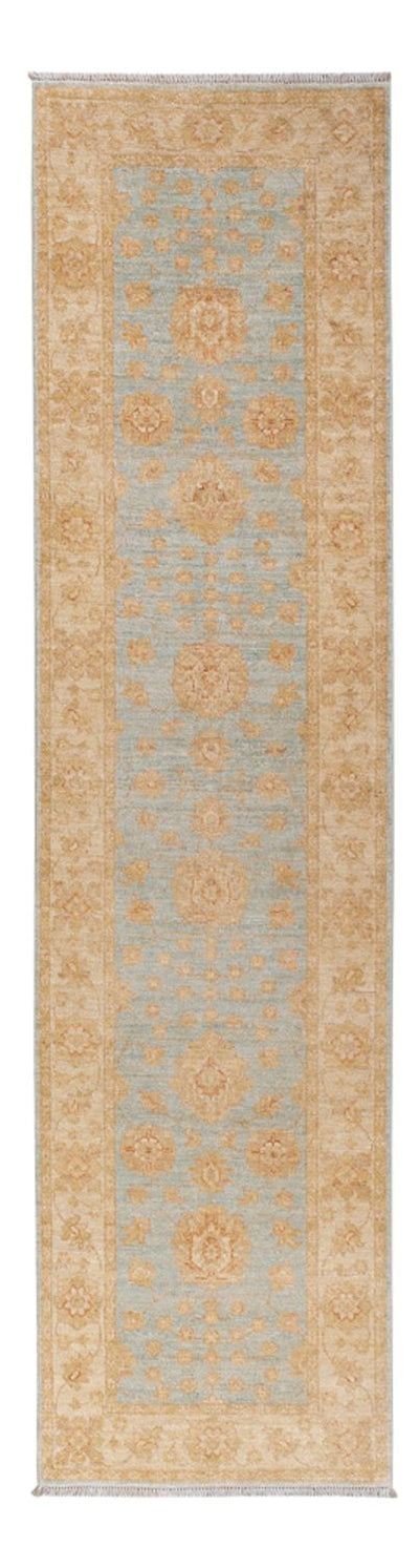 Ziegler Teppich 61x248cm - Orientteppich - hellblau