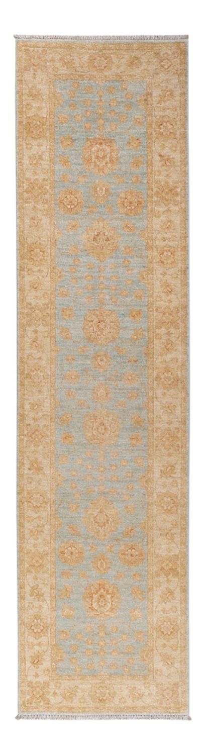 Ziegler Teppich 61x248cm - Orientteppich - hellblau