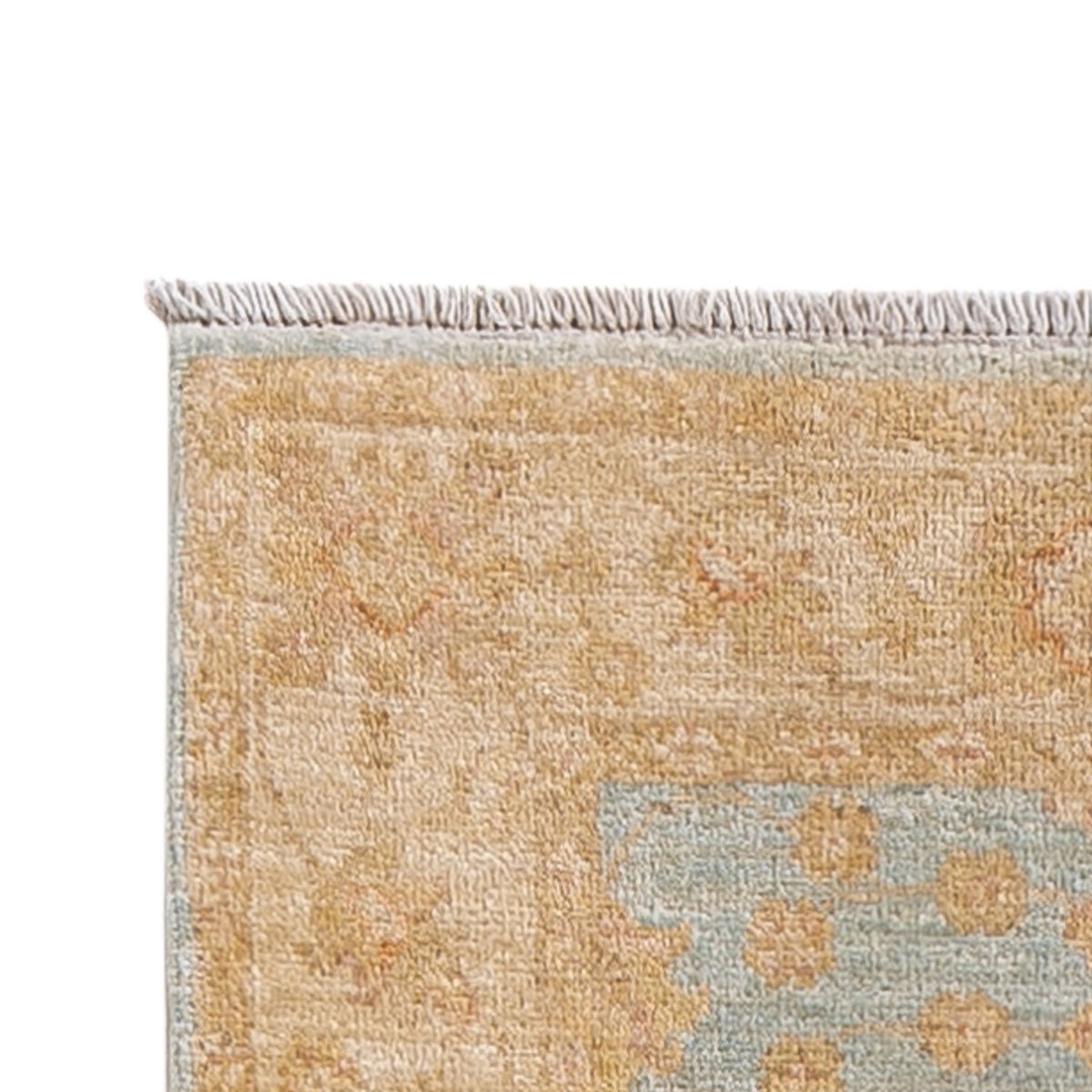 Ziegler Teppich 61x248cm - Orientteppich - hellblau