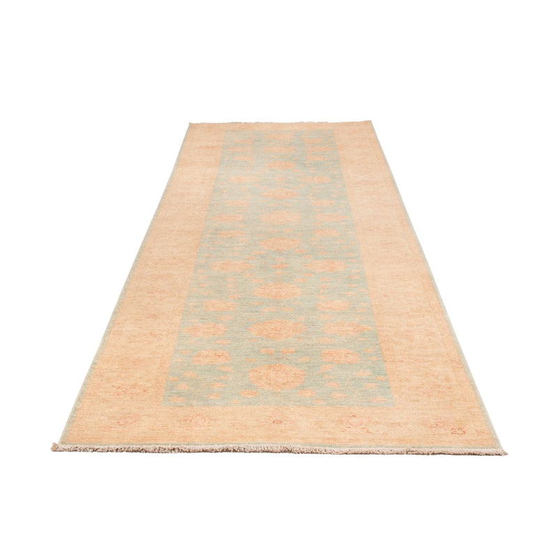 Ziegler Teppich 103x390cm - Orientteppich - hellblau