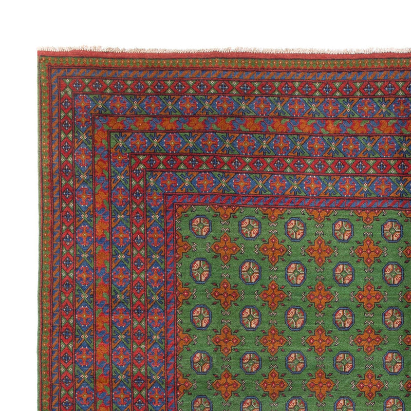 Afghan Teppich - Filpa - 296 x 393 cm - grün