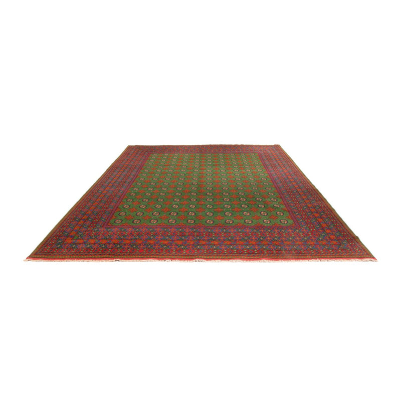 Afghan Teppich - Filpa - 296 x 393 cm - grün