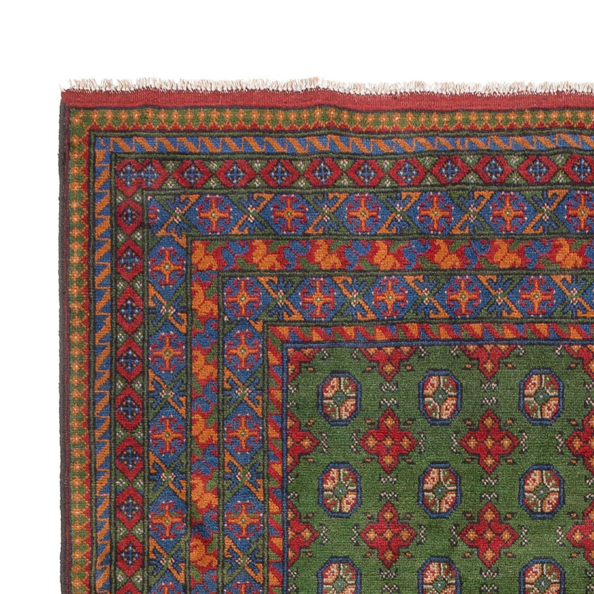 Afghan Teppich - Filpa - 200 x 298 cm - grün