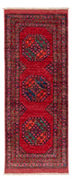 Afghan Teppich 87x216cm - Orientteppich - rot