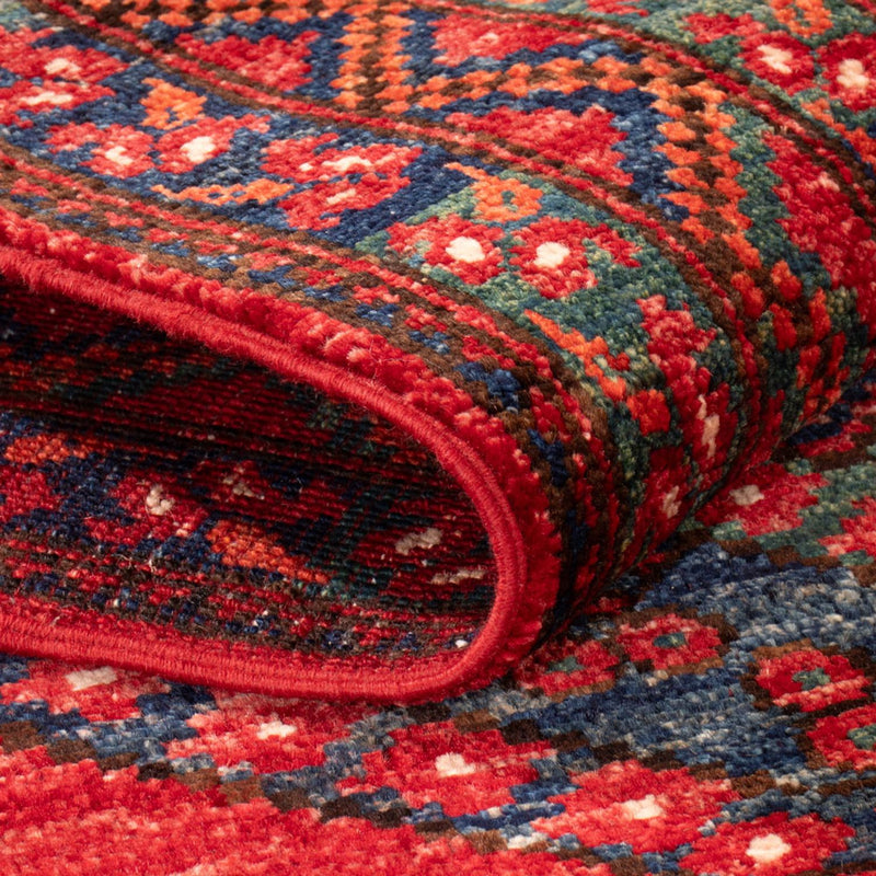 Afghan Teppich 87x216cm - Orientteppich - rot