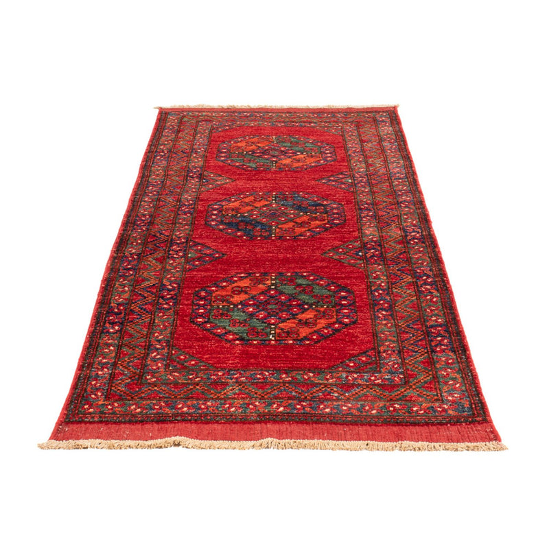 Afghan Teppich 87x216cm - Orientteppich - rot