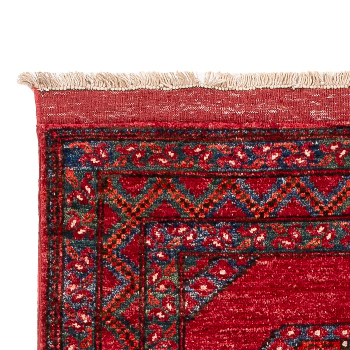 Läufer Afghan - 87 x 220 cm - rot