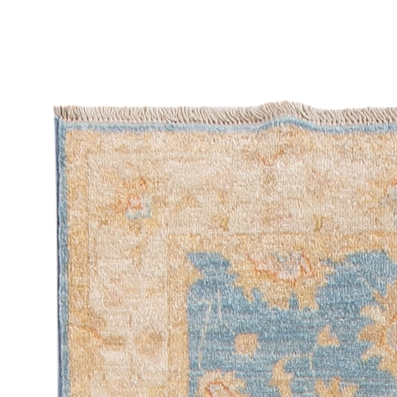 Ziegler Teppich 82x394cm - Orientteppich - hellblau