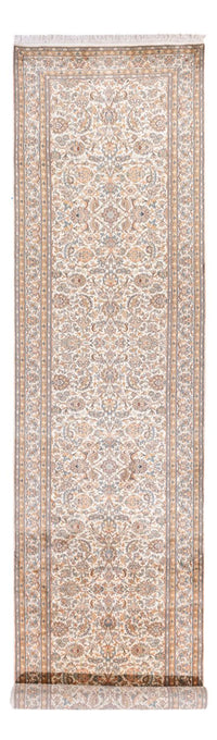 Kaschmir Seide Teppich 98x447cm - Orientteppich - creme – product image