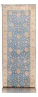 Ziegler Teppich 143x485cm - Orientteppich - hellblau
