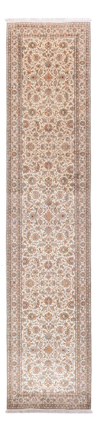 Kaschmir Seide Teppich 94x444cm - Orientteppich - beige – product image