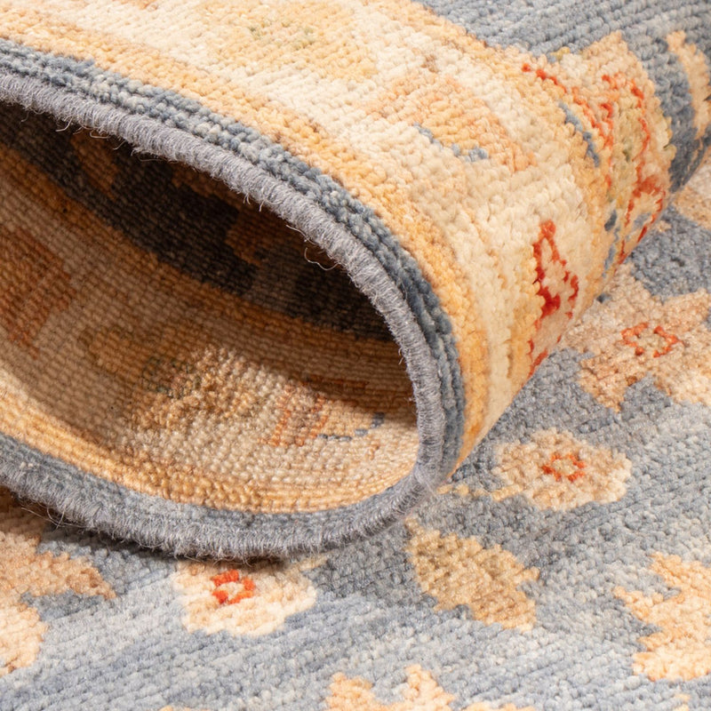 Ziegler Teppich 48x153cm - Orientteppich - hellblau