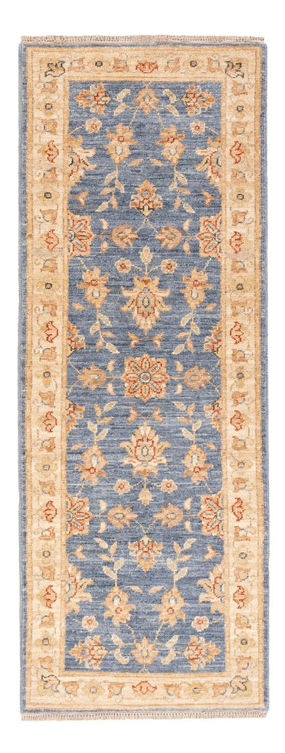 Ziegler Teppich 51x147cm - Orientteppich - blau
