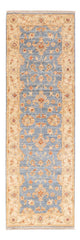 Ziegler Teppich 50x150cm - Orientteppich - blau