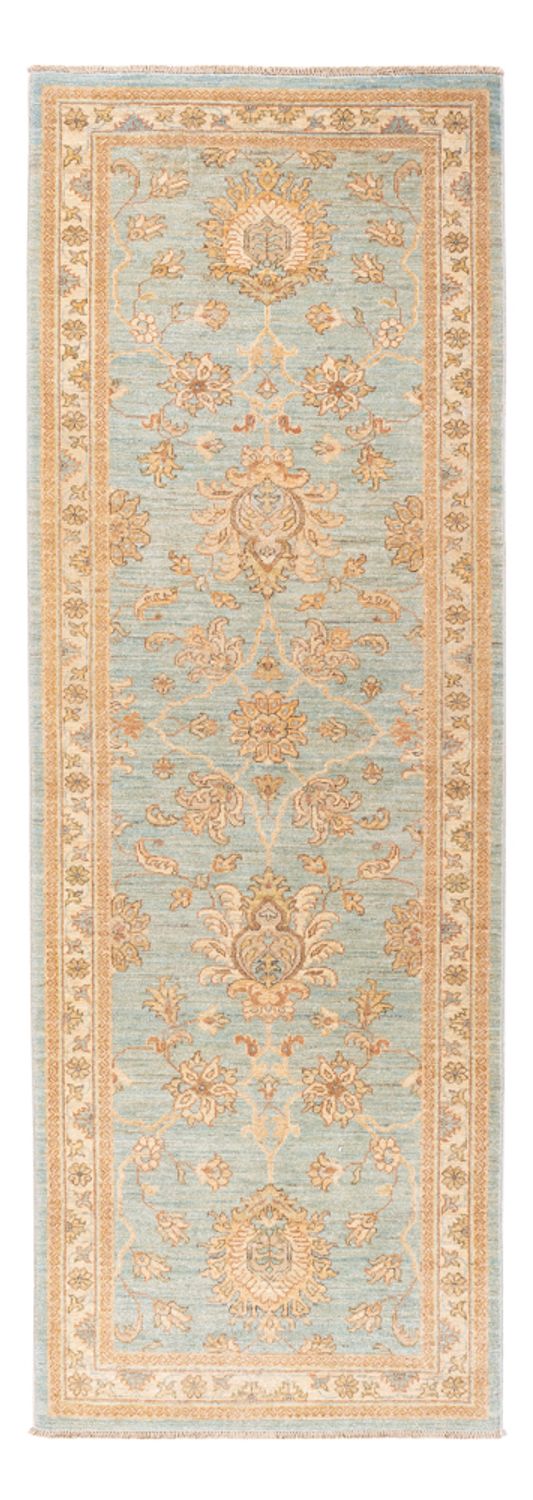 Ziegler Teppich 82x239cm - Orientteppich - türkis