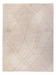 Designer Teppich - 310 x 410 cm - hellblau