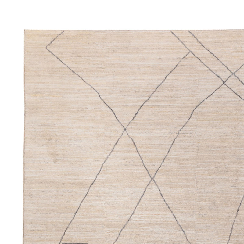 Designer Teppich - 310 x 410 cm - hellblau